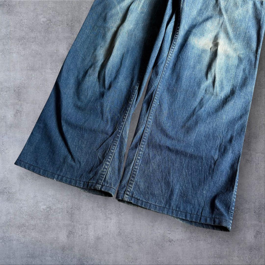 40s USN デニム ベイカー トラウザー 米軍実物