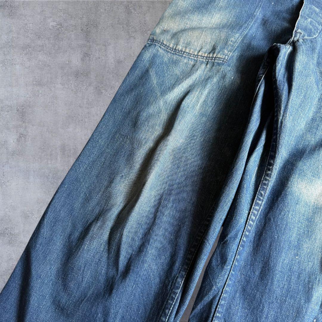 40s USN デニム ベイカー トラウザー 米軍実物
