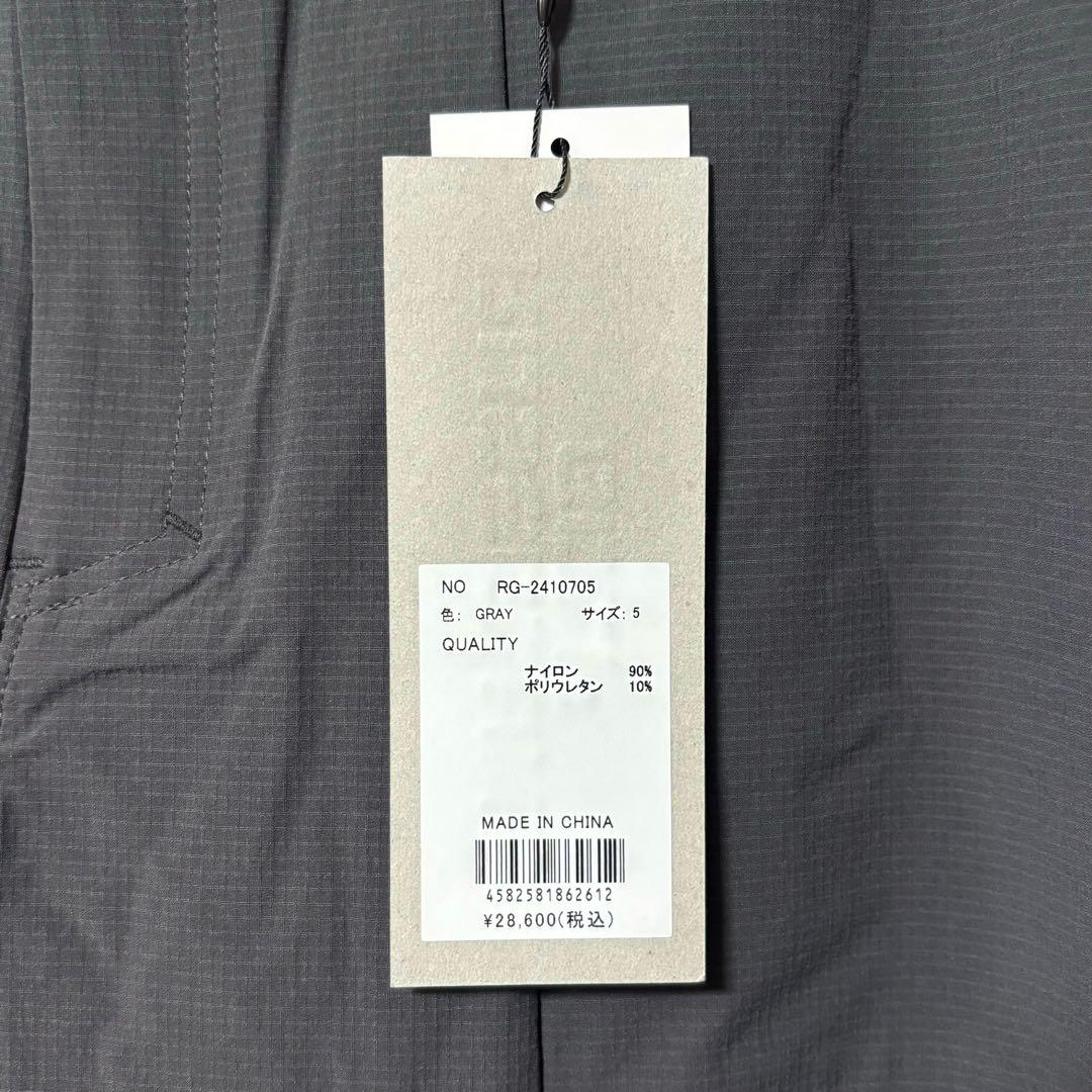 新品 ラッセルノ ゴルフ 3D フロントポケット ロングパンツ グレー L 5