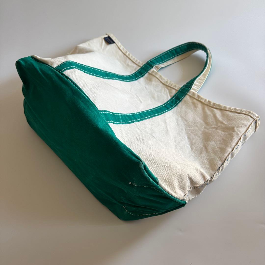 80s LANDS‘ END ランズエンド トートバッグ ラージ グリーン