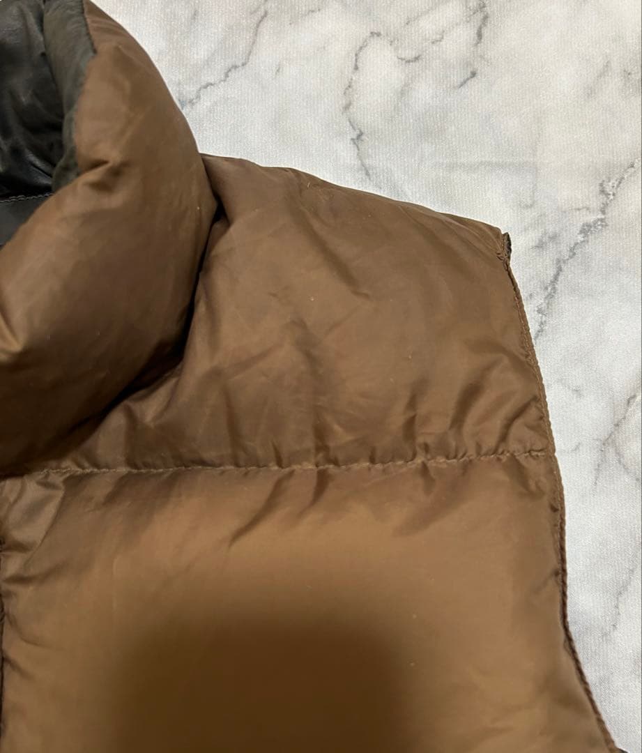 90s クレセント ダウンワークス ダウンベスト USA製 Lサイズ ブラウン