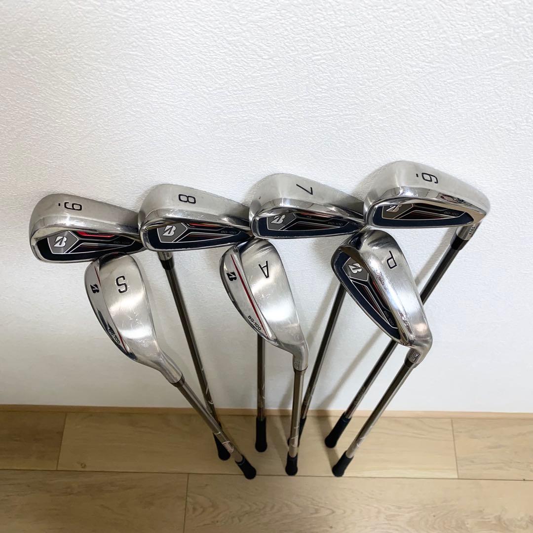 良品ブリヂストンBG-100メンズ用ゴルフクラブフルセット初心者キャディバッグ付