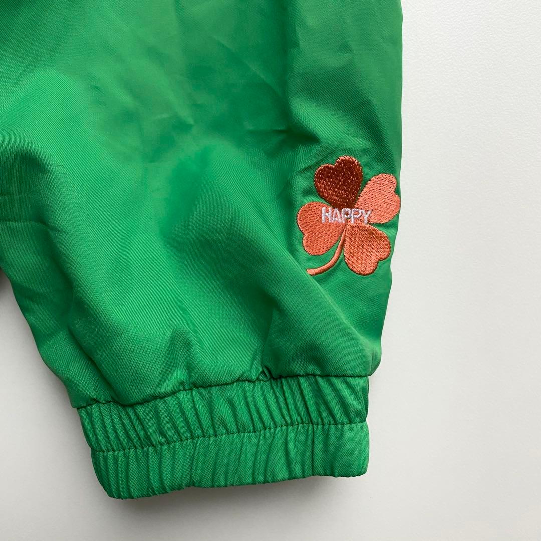 美品✨ルコックスポルティフゴルフナイロンジャケット長袖半袖2WAY緑グリーン刺繍