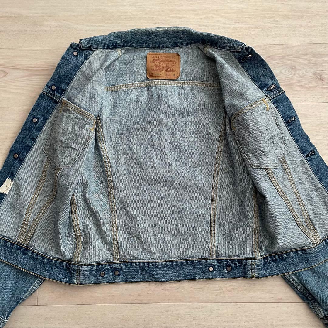 90's Levi's 71557 557XX デニムジャケット ビッグE 38