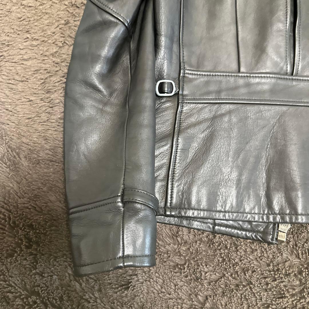 プレッジ　pledge レザージャケット　ブラック