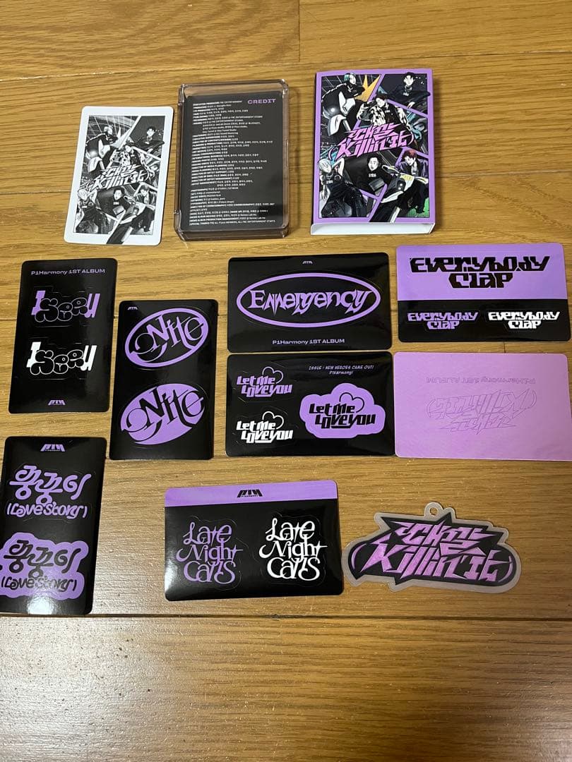 P1Harmonyアルバム　9枚　ジョンソプチェキ　トレカ　ポスター　ステッカー