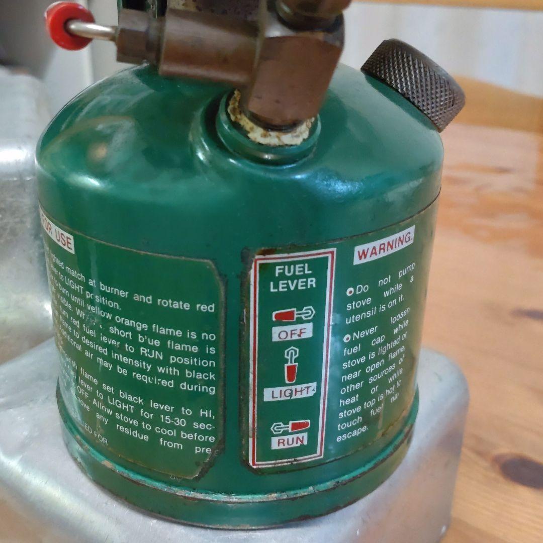 コールマン　PEAK1 ストーブ　576 製 2レバー　1977年製