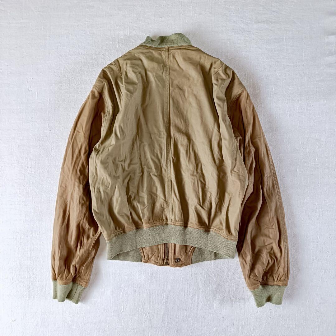 GIORGIO ARMANI 黒タグ 90S 短丈 レザージャケット アーカイブ