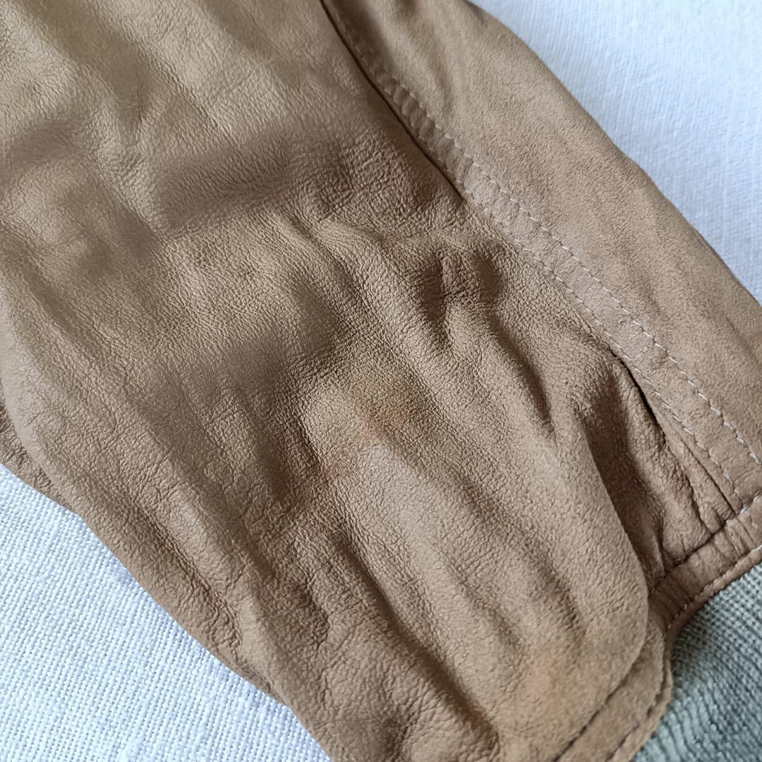 GIORGIO ARMANI 黒タグ 90S 短丈 レザージャケット アーカイブ