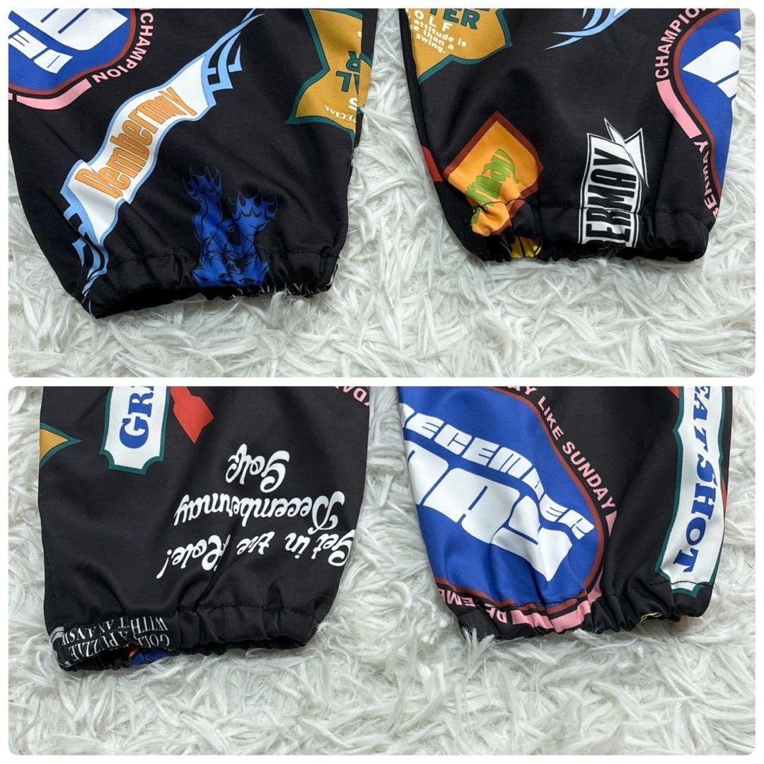 美品⭐️ディセンバーメイ ジャケット XL ゴルフ ウェア アウター 防風 総柄