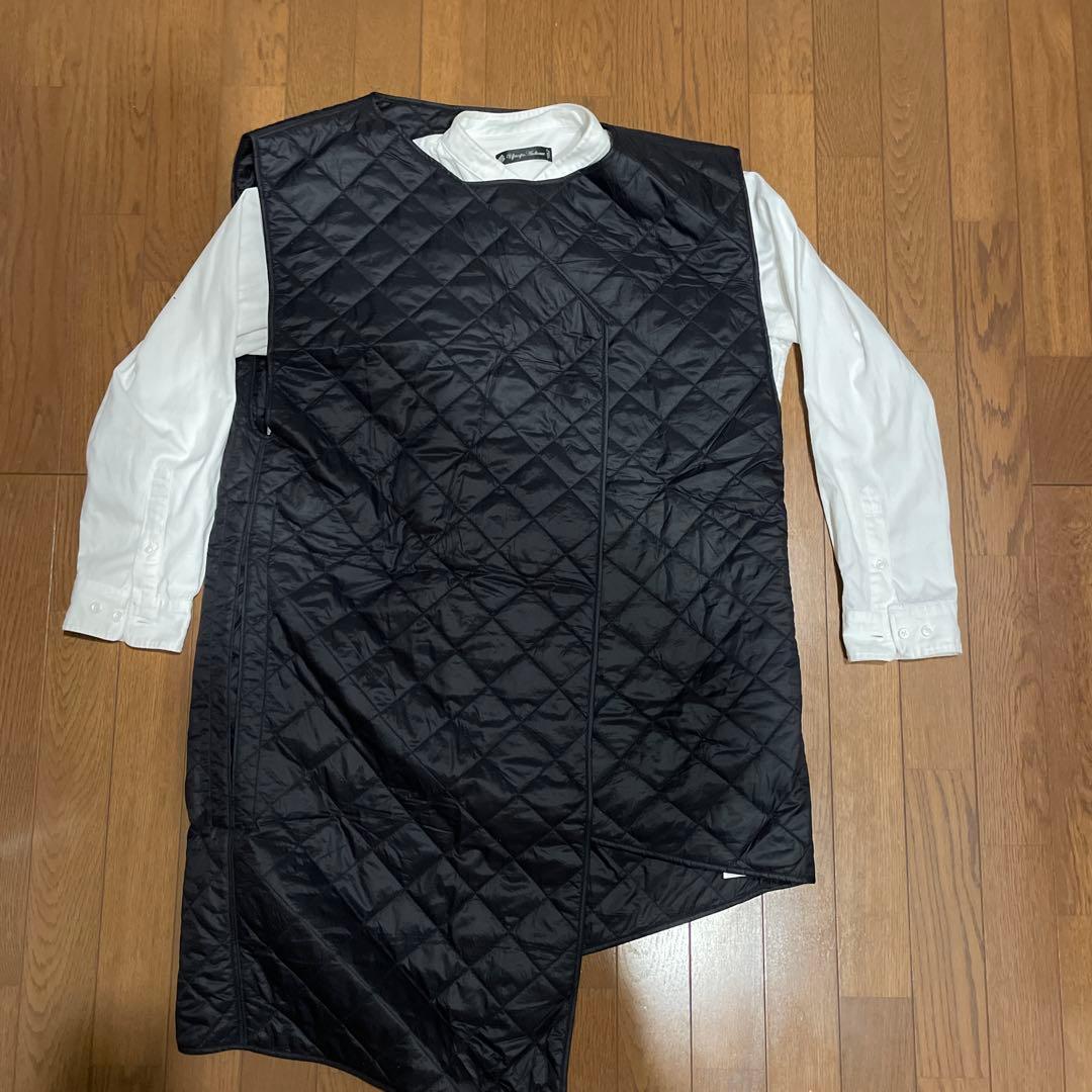 エンジニアードガーメンツ×バブアー 変形キルティングベスト L ブラック