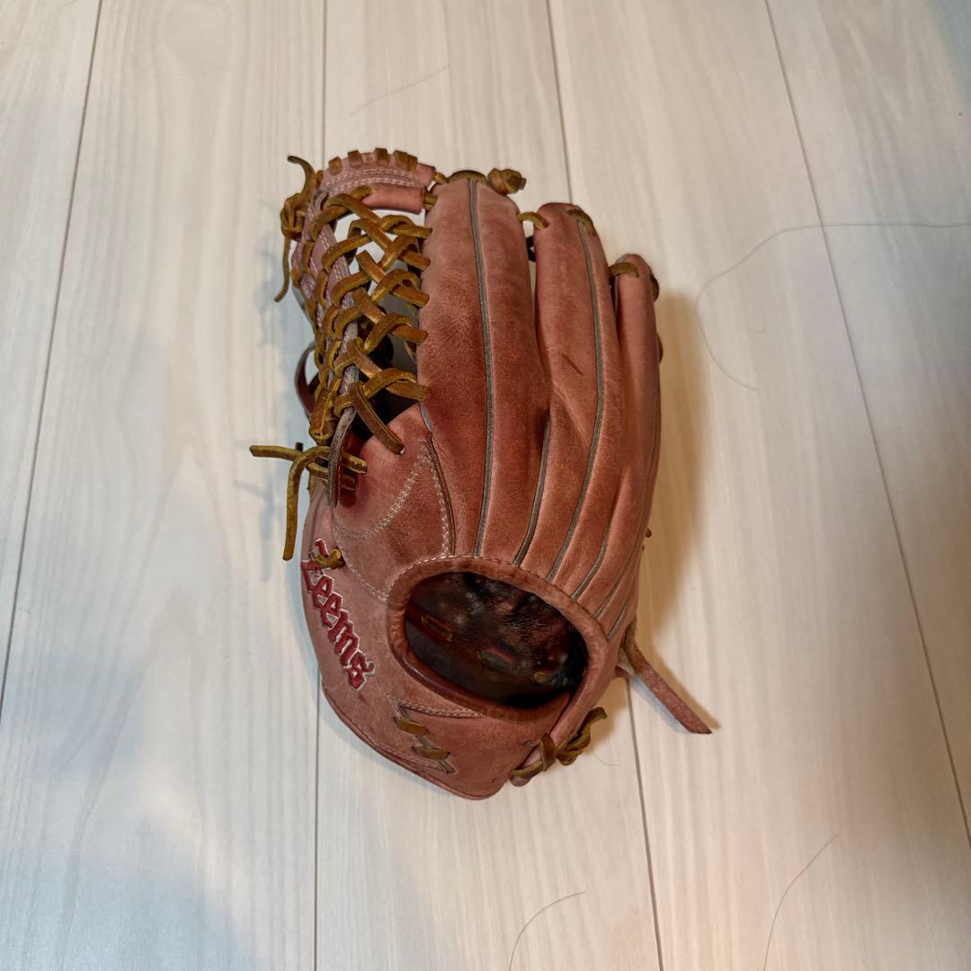 Zeen's 硬式グローブ 赤