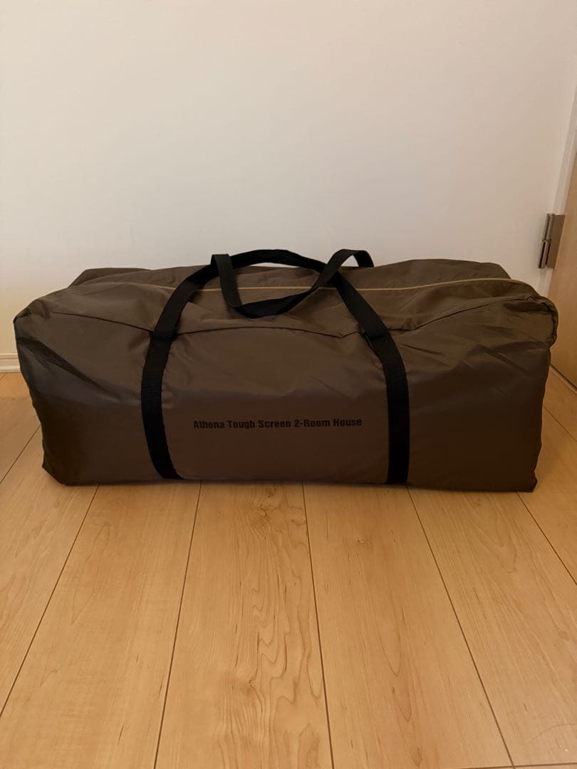 Colemanアテナタフスクリーン2ルームハウスタン　　　テントシート寝袋4人分