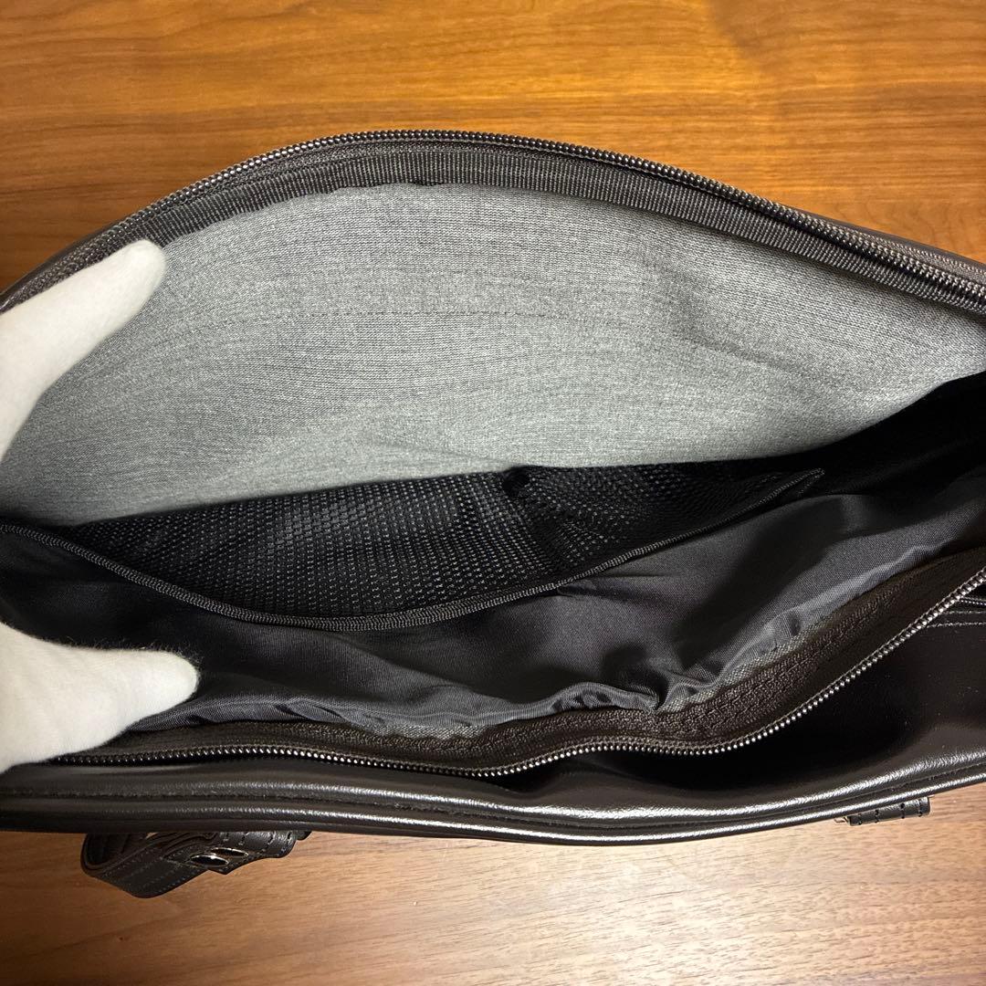 未使用 イーストボーイ スクールバッグ ダークブラウン 金具カバー付 学生 通学