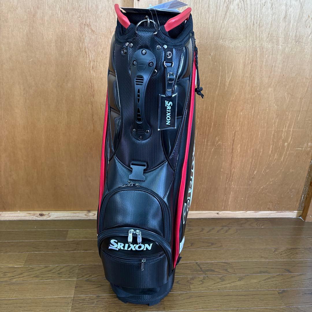 未使用品　Srixon キャディバッグ 黒/白/赤