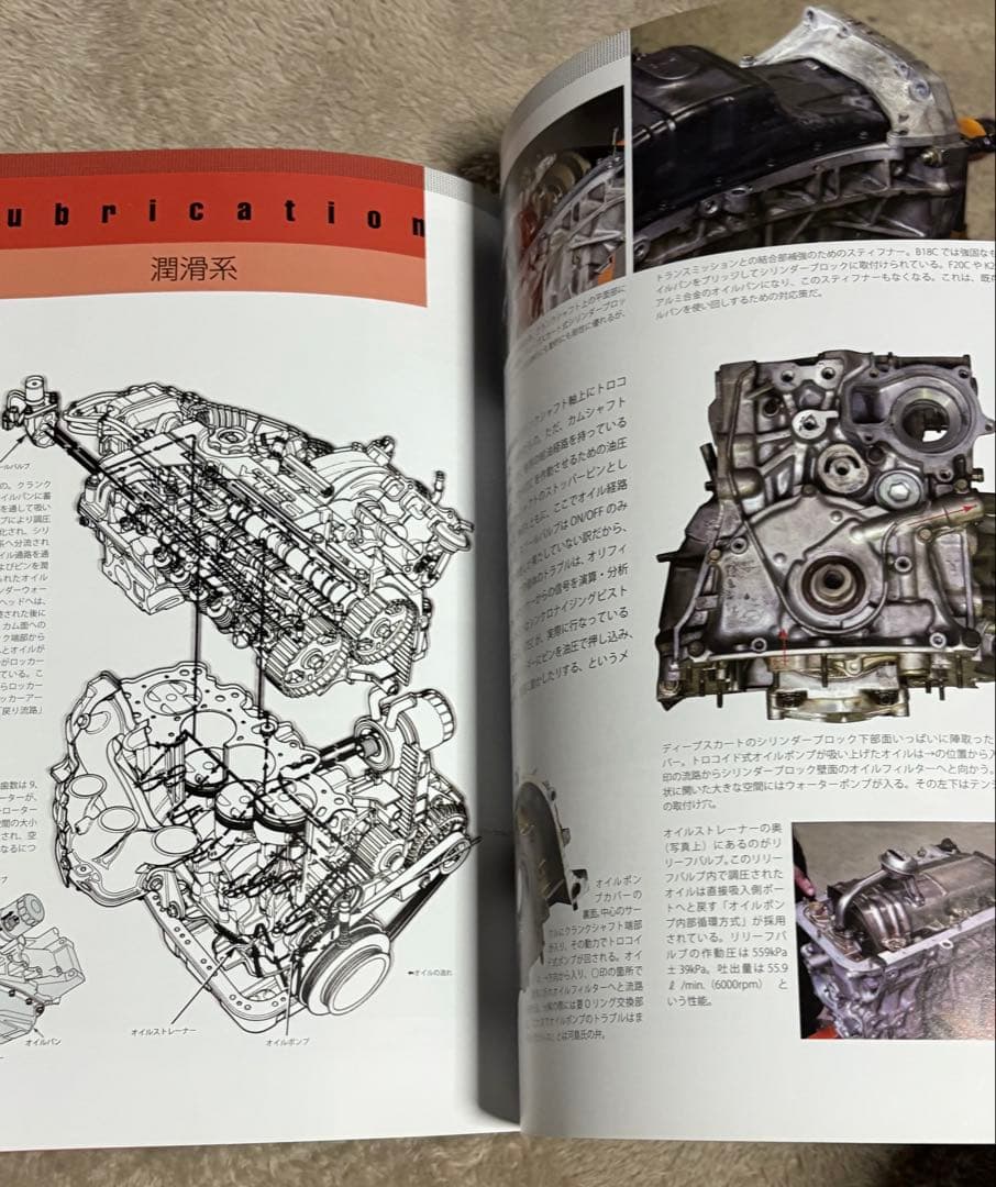 インテグラ タイプR V-TECエンジンメカニズムブック B18C/K20A編