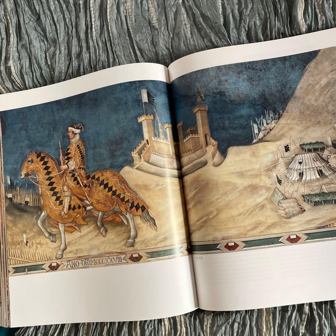 英語大型画集　イタリアのフレスコ画-ジョットの時代 1280-1400