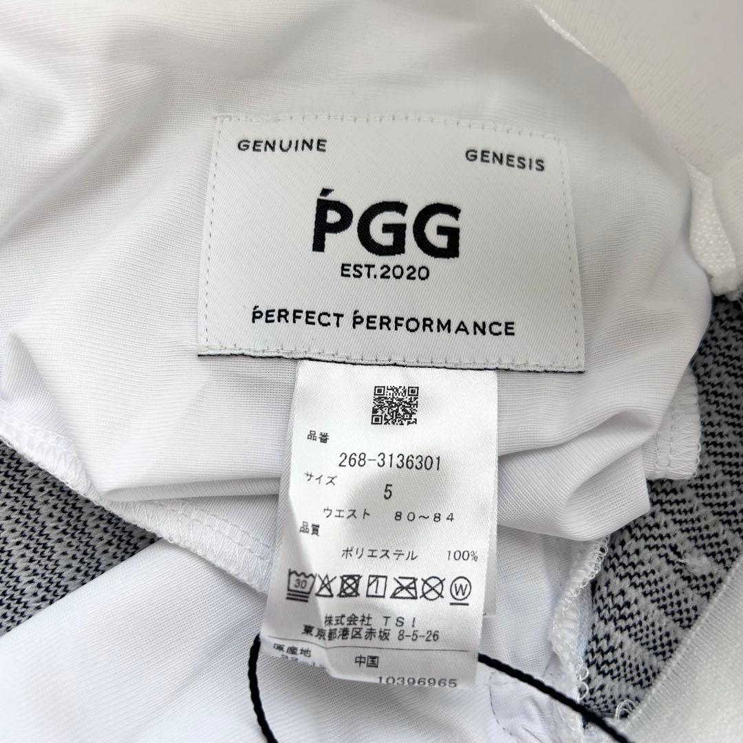 新品　PGG パーリーゲイツ　パンツ　ストレッチ　ウエストゴム　ジョガー　5