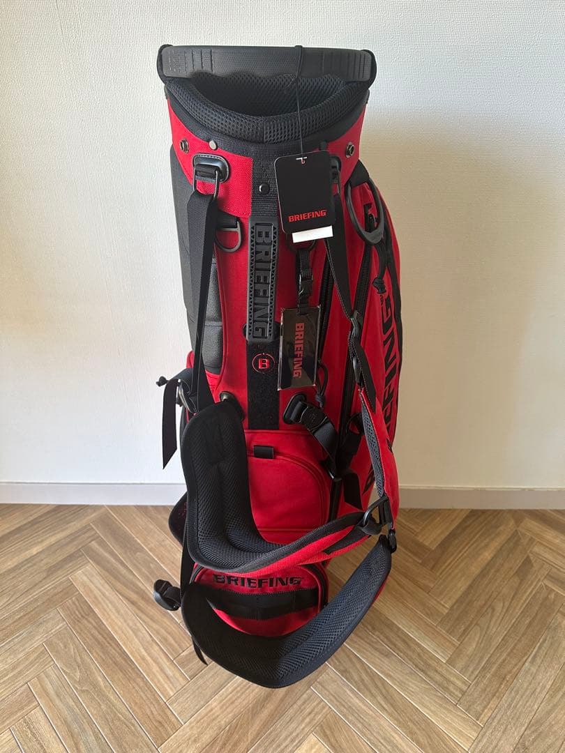 新品ブリーフィングCR-4#02 BRG213D23キャディバッグ赤