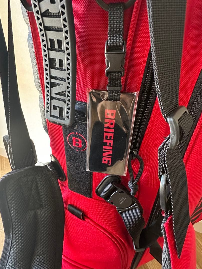 新品ブリーフィングCR-4#02 BRG213D23キャディバッグ赤