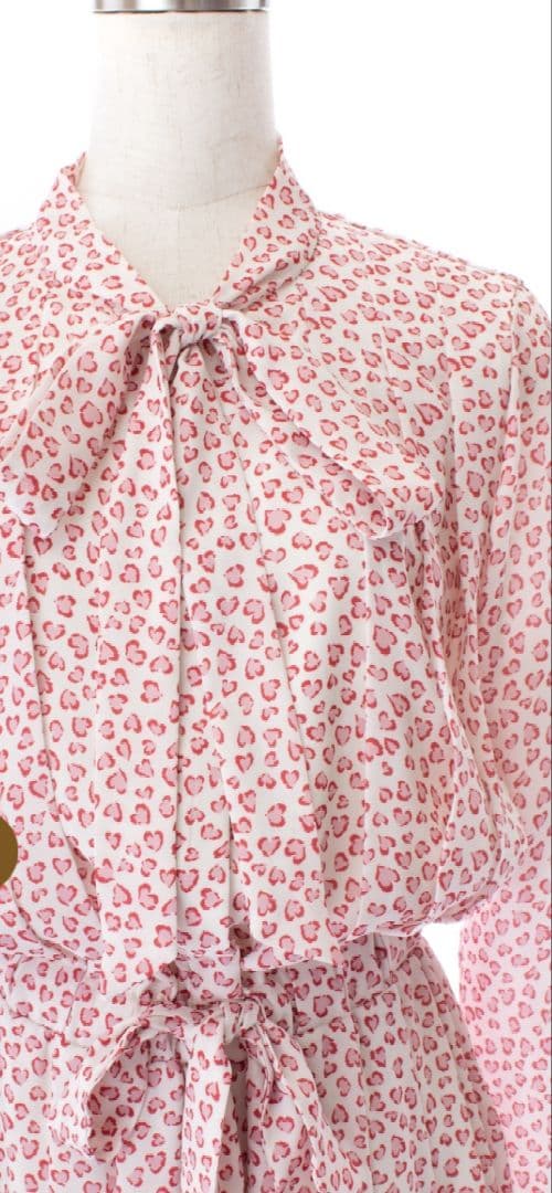 purin♡　OBLI　レオパードワンピース　美品