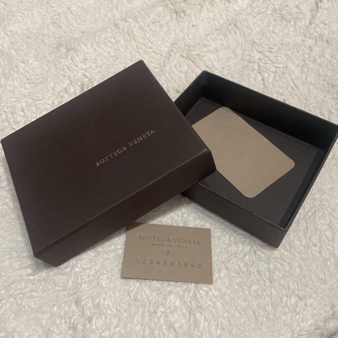 箱付き❗️新品級✨ボッテガヴェネタ　5連キーケース　イントレチャート　グレー