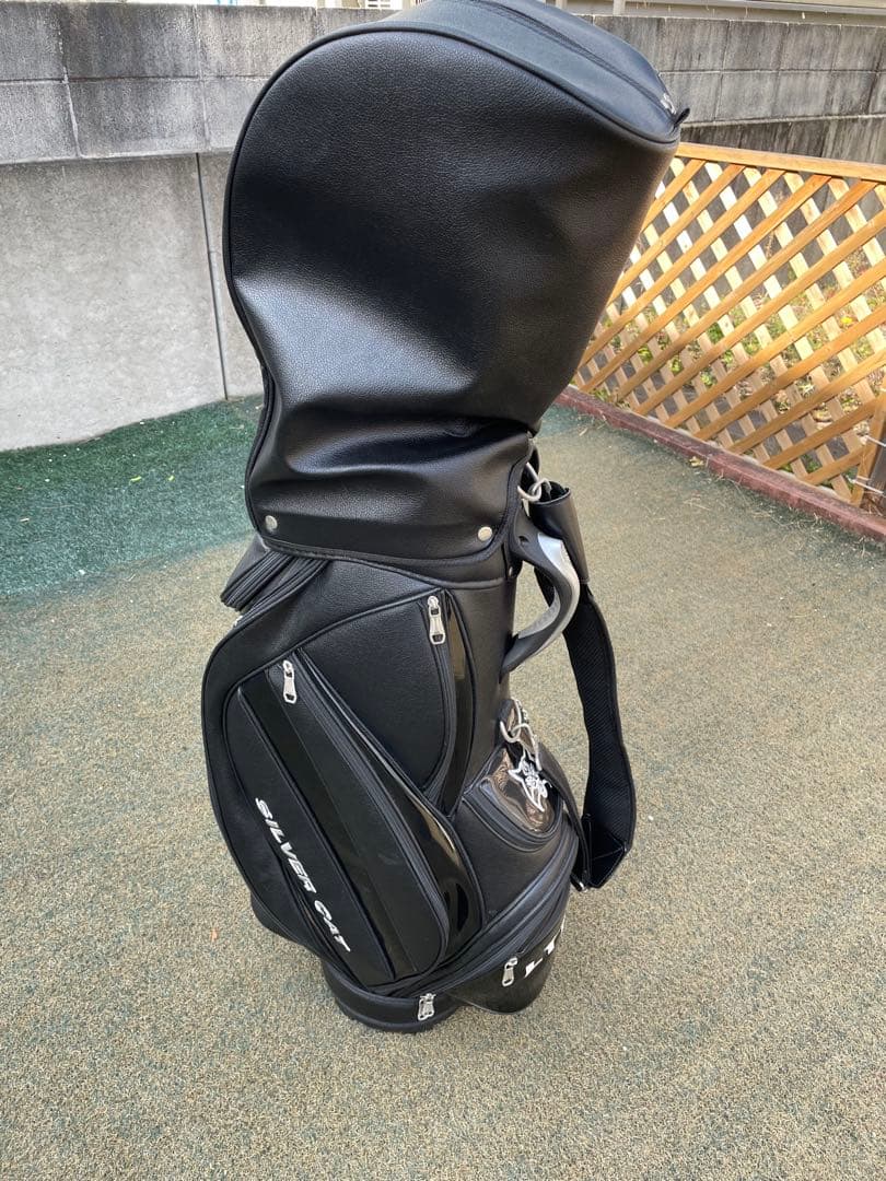 LYNX SILVER CAT ゴルフバッグ ブラック