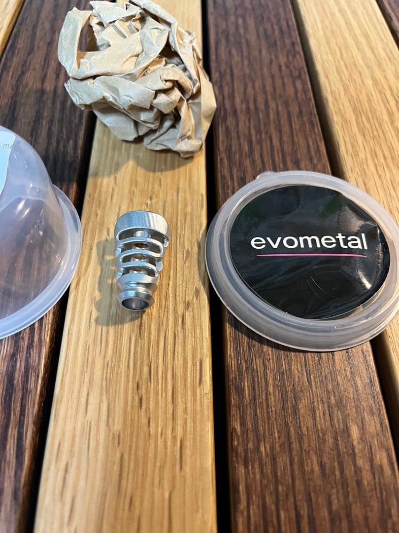 エヴォメタル EVOL メタルノブボーン　I型シェイプ　シルバー