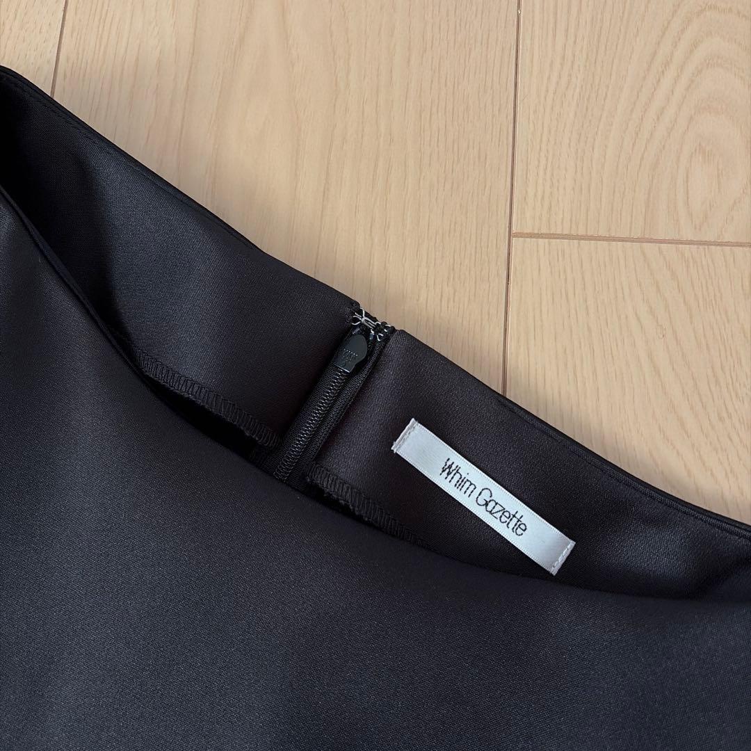 2025 ウィムガゼット　ストレッチサテンブラウス