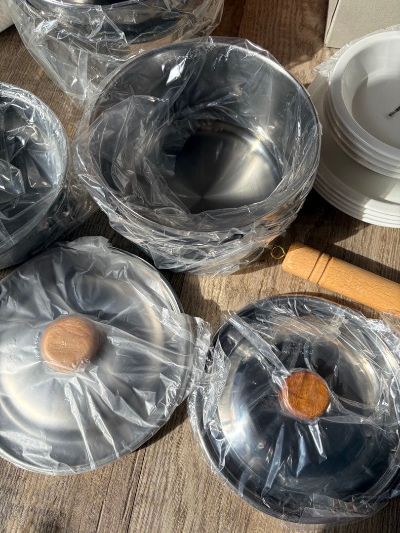 スノーピーク/ヤマコウ　キャンピングバスケット　カトラリー　クッカー　廃盤