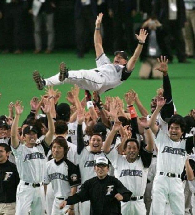 【当時物】日本ハム　ファイターズ　ダルビッシュ　ホーム　ユニフォーム　ミズノ　L