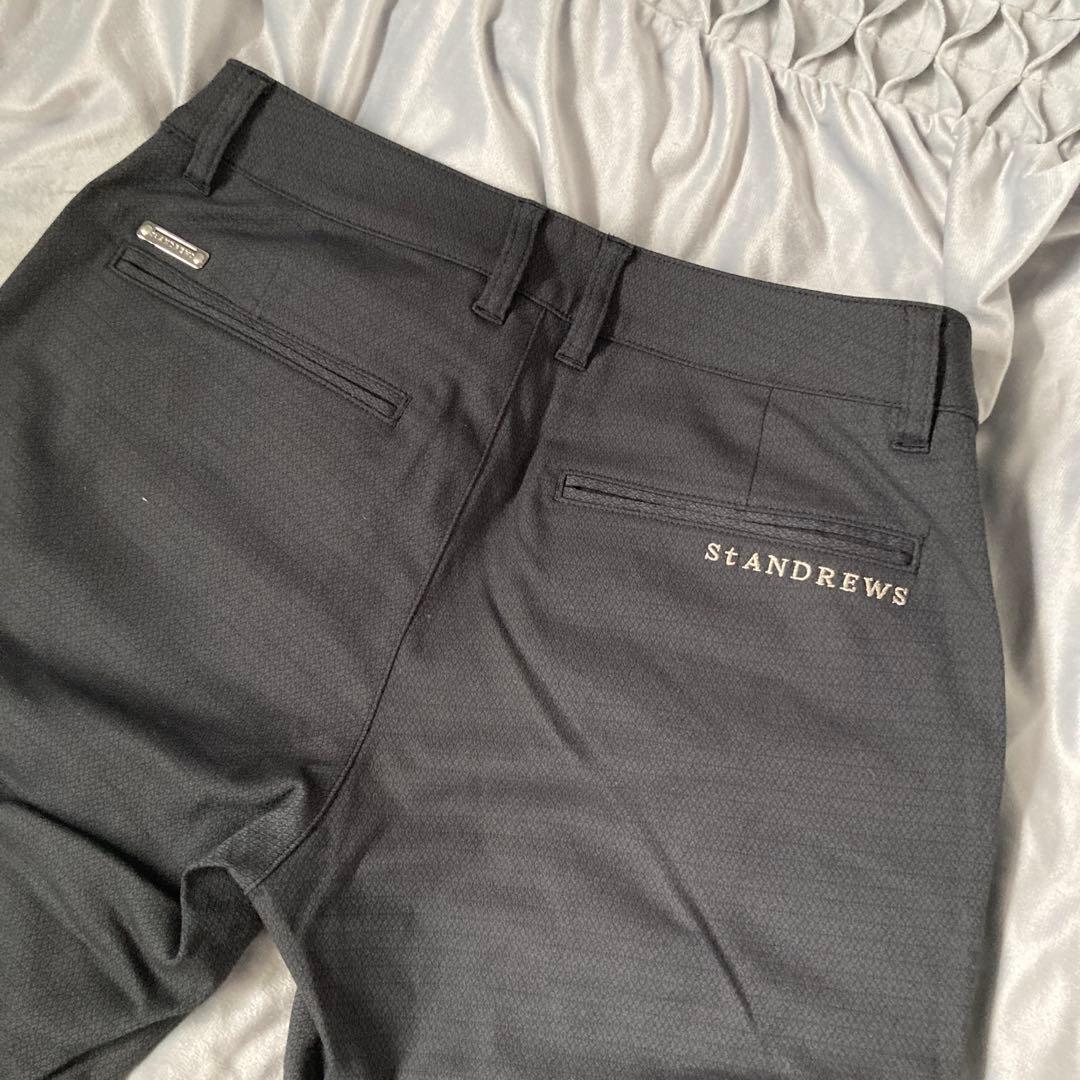 St ANDREWS ストレッチパンツ　黒　M 美品