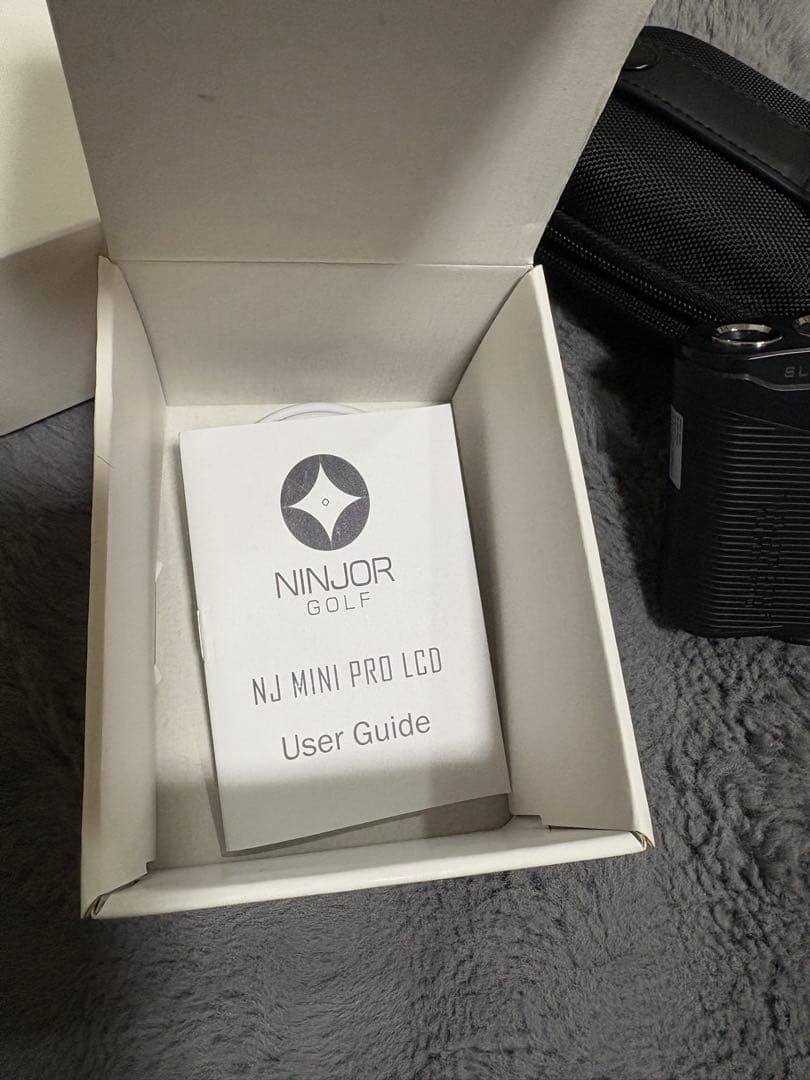 【美品】NINJOR GOLF MINI PRO ゴルフ用距離計　黒　充電式