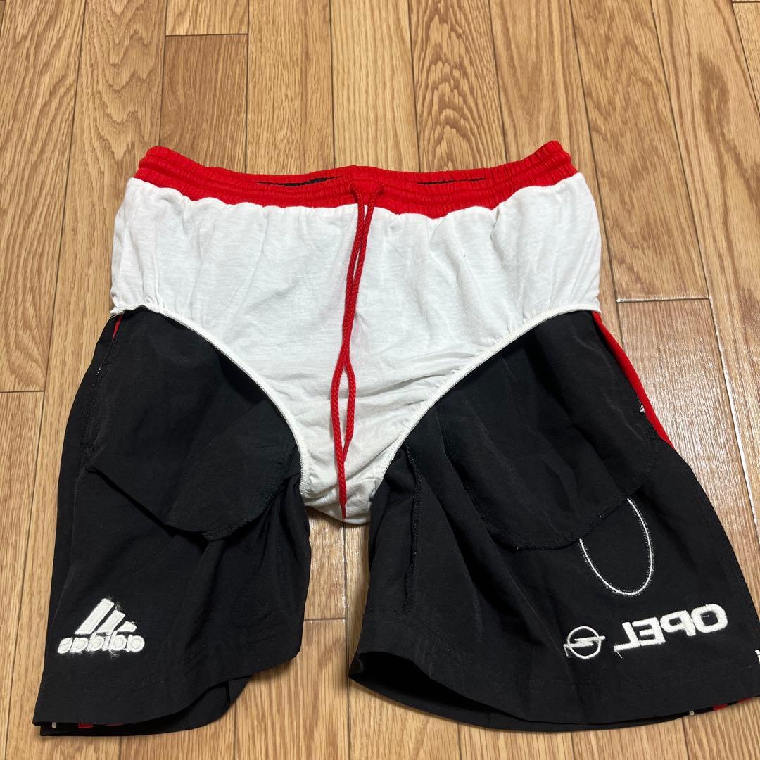 アディダス　99-00 ACミラン　トレーニングショーツ　サッカーパンツ　M