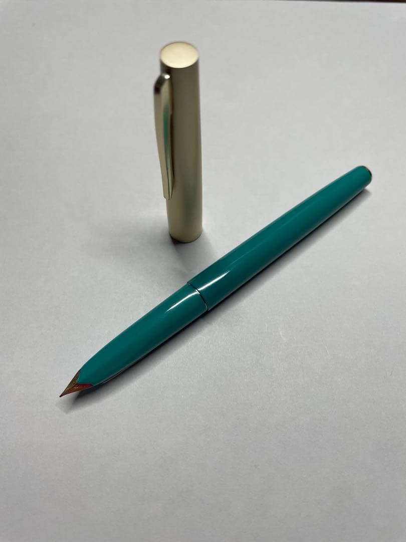 極美品PILOT ターコイズ 万年筆 14K