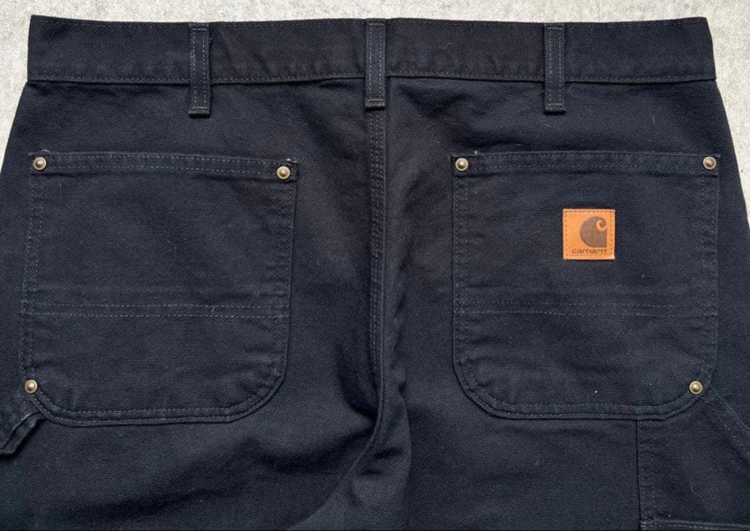 Carhartt カーハート ダブルニー ダックパンツ 34×30 ブラック