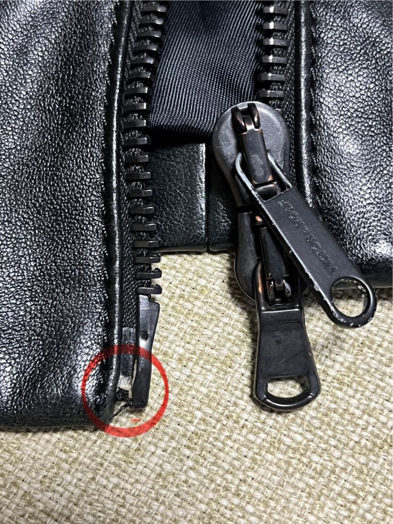 マ*ト様 ヴィクターアンドロルフ VIKTOR&ROLFシングルライダースレザー