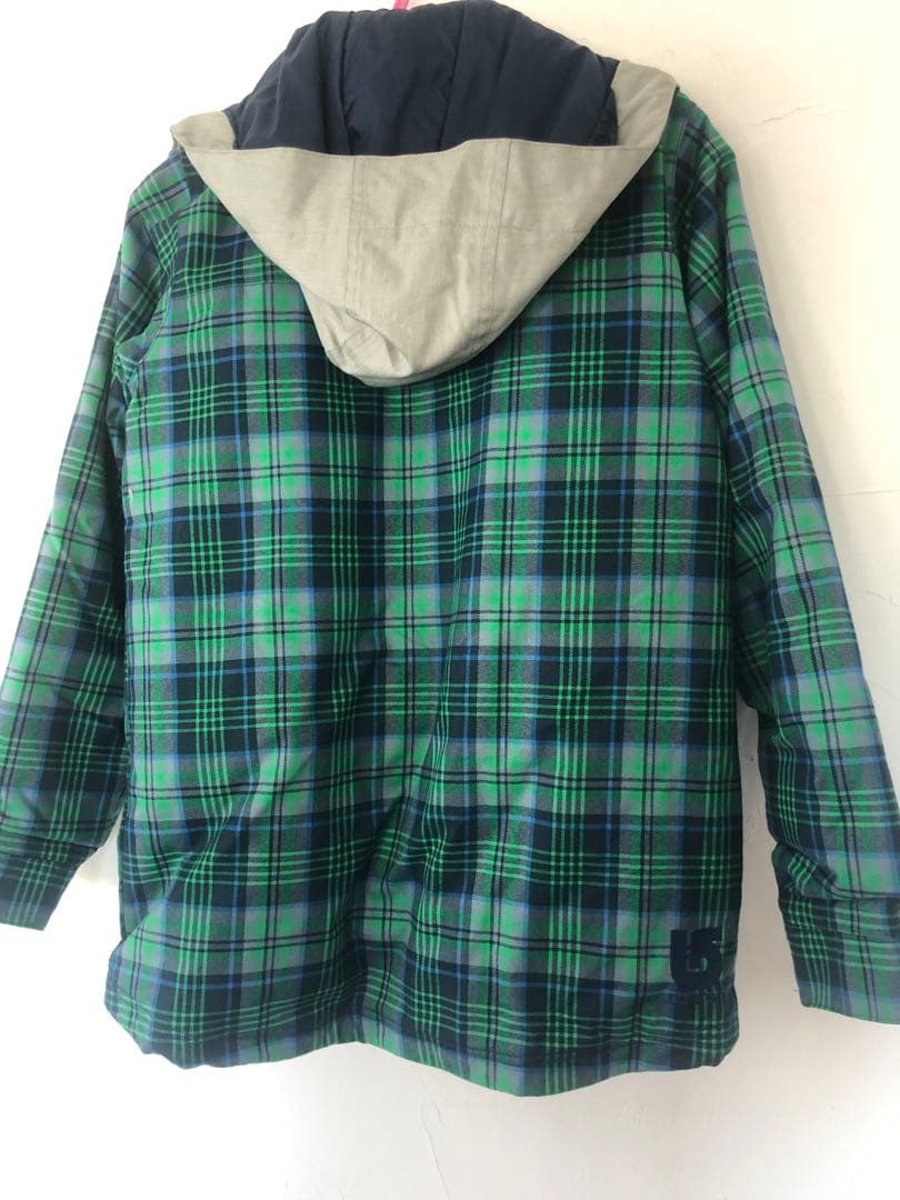 バートン　BURTON 160 スノボー　チェック　緑　グリーン