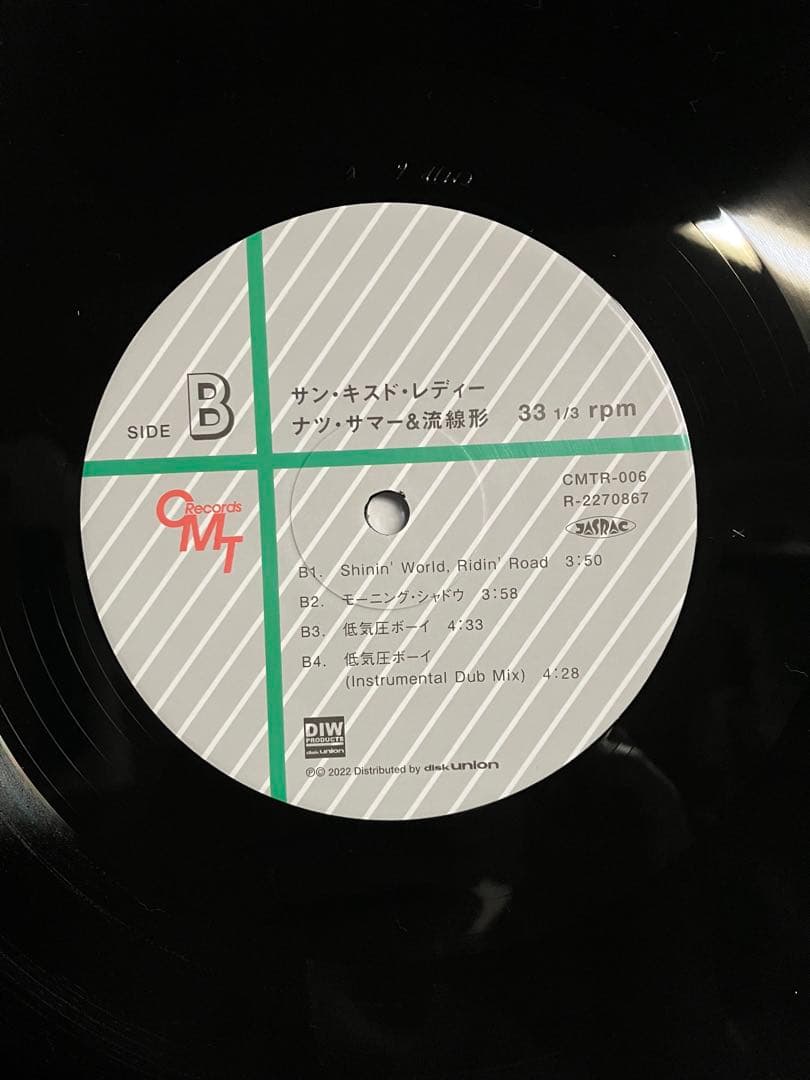 サン・キスド・レディー　ナツ・サマー と流線形　レコード　美品