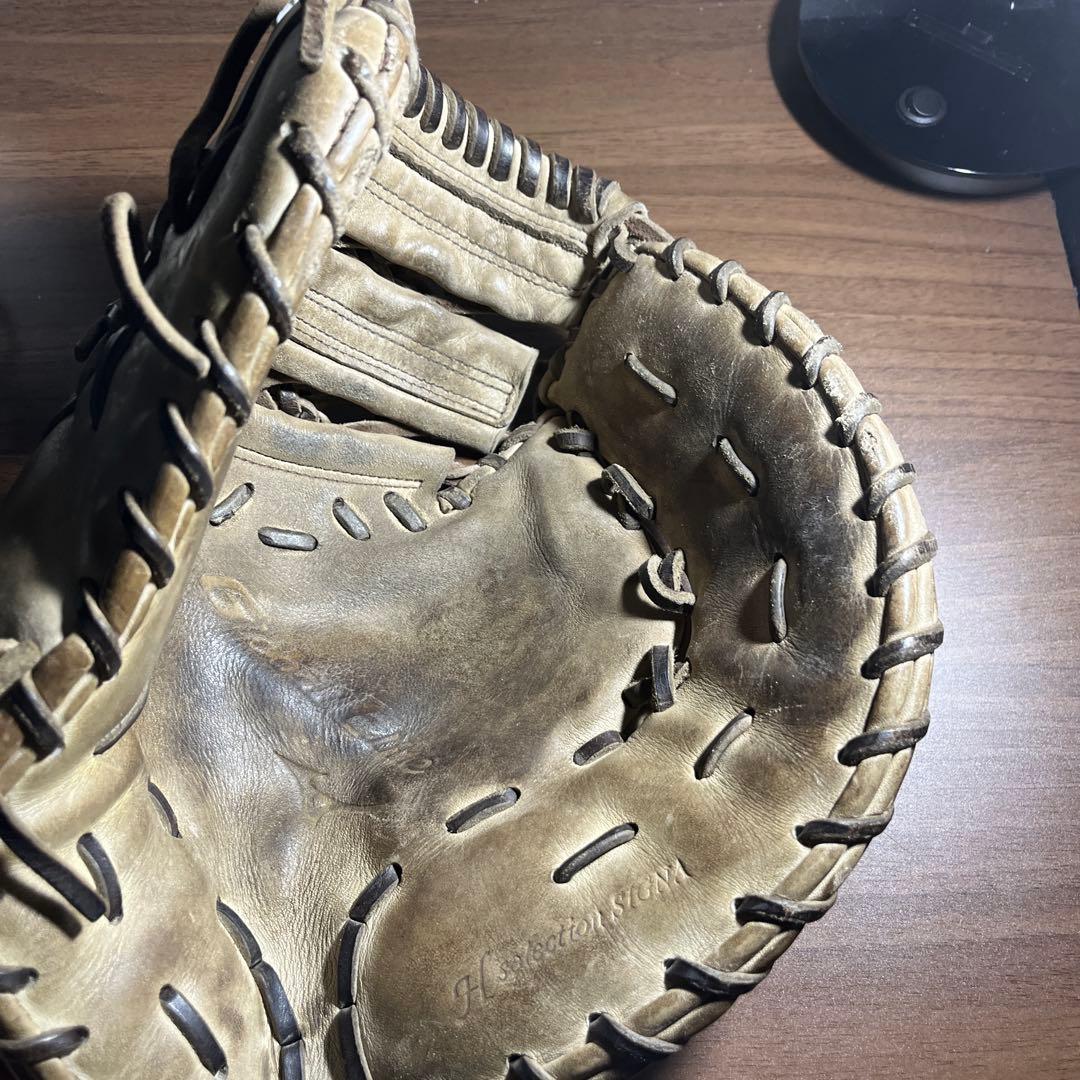 ミズノ 硬式 ファーストミット 一塁手用 キャメル 高校野球 即戦力 グローブ