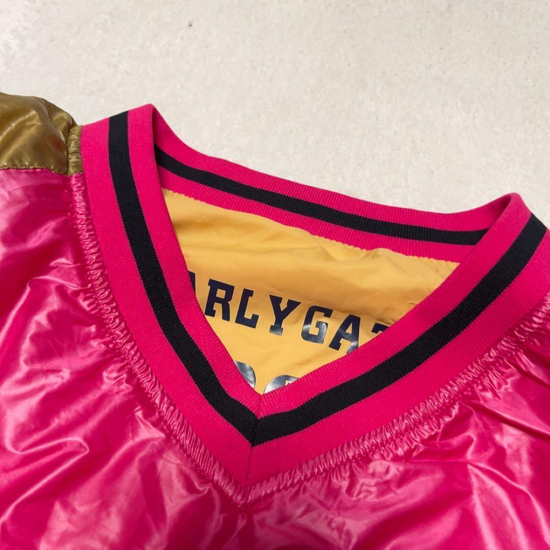 美品 パーリーゲイツ　中綿　スニード　リバーシブル　ピンク　ゴールド　25周年