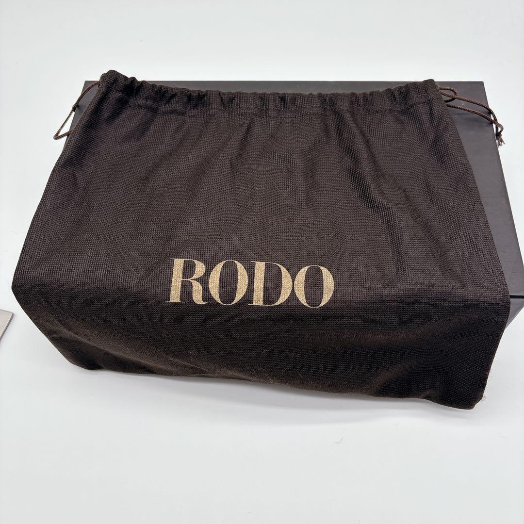 美品✨RODO ロド クラッチバッグ ゴールド　保存袋 チェーンショルダー