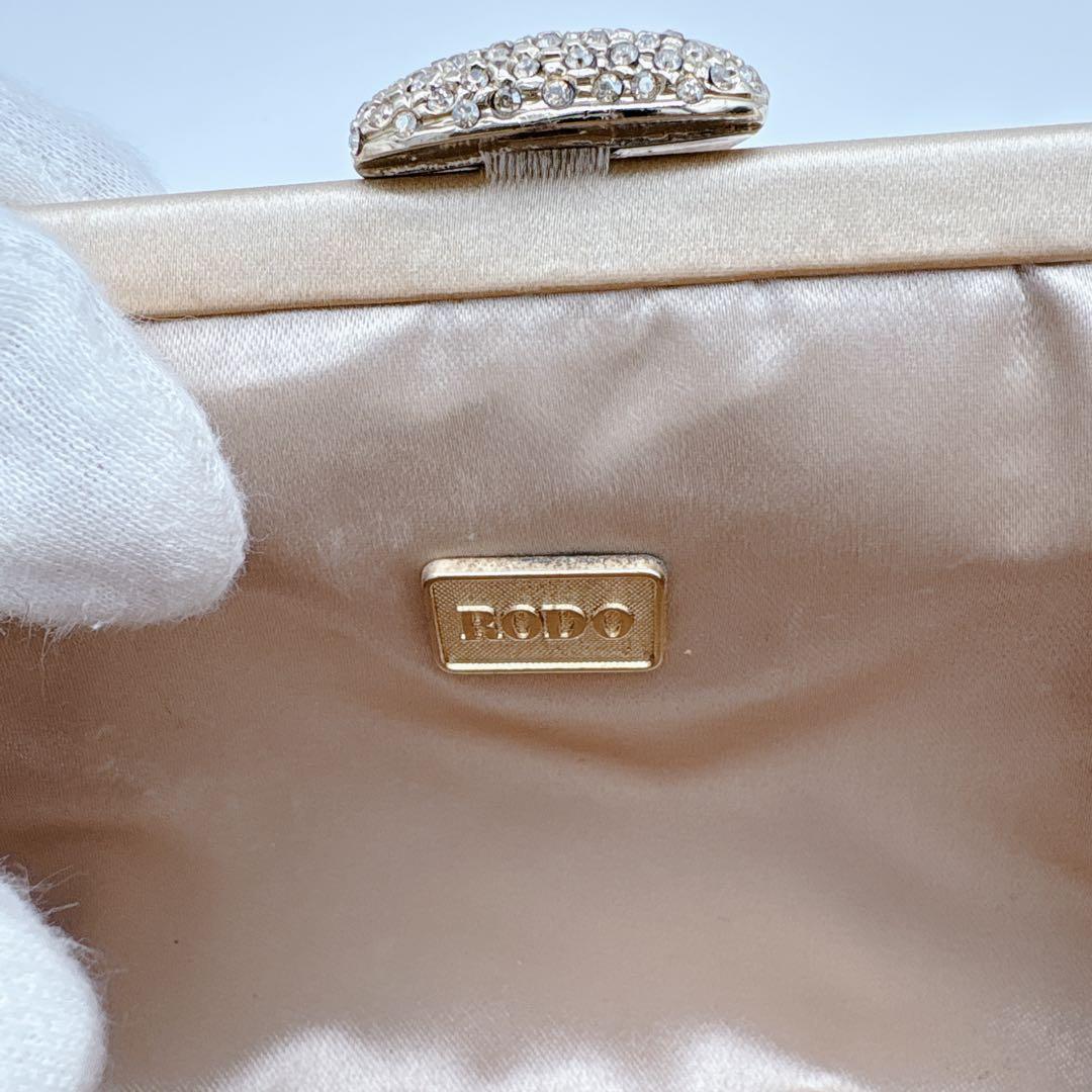 美品✨RODO ロド クラッチバッグ ゴールド　保存袋 チェーンショルダー