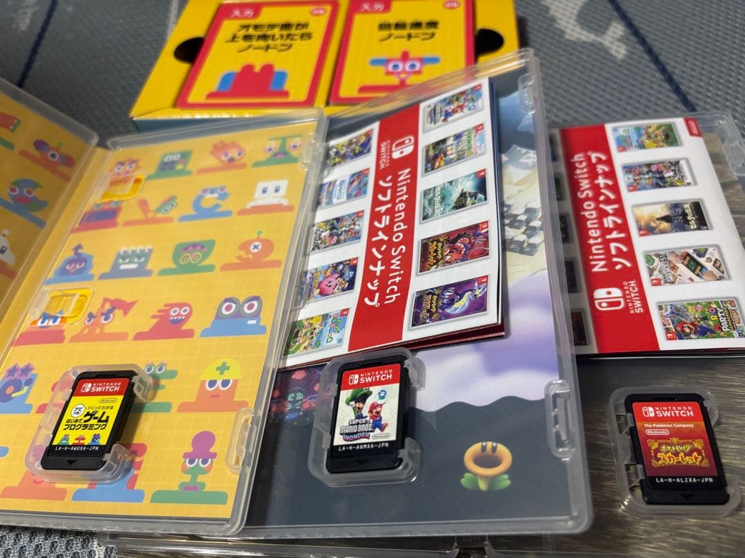 スーパーマリオブラザーズワンダー ポケモン　スカーレット プログラミング