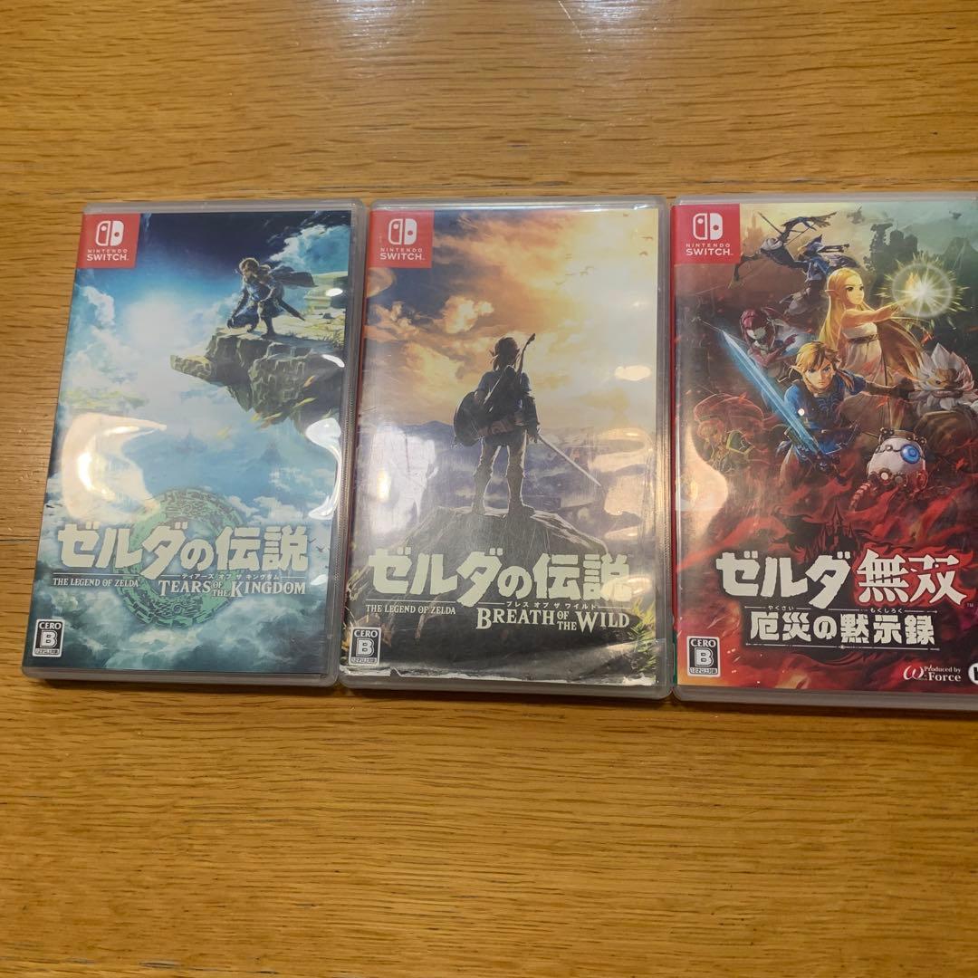ゼルダの伝説 ゲームソフト3本セットとアミーボセット