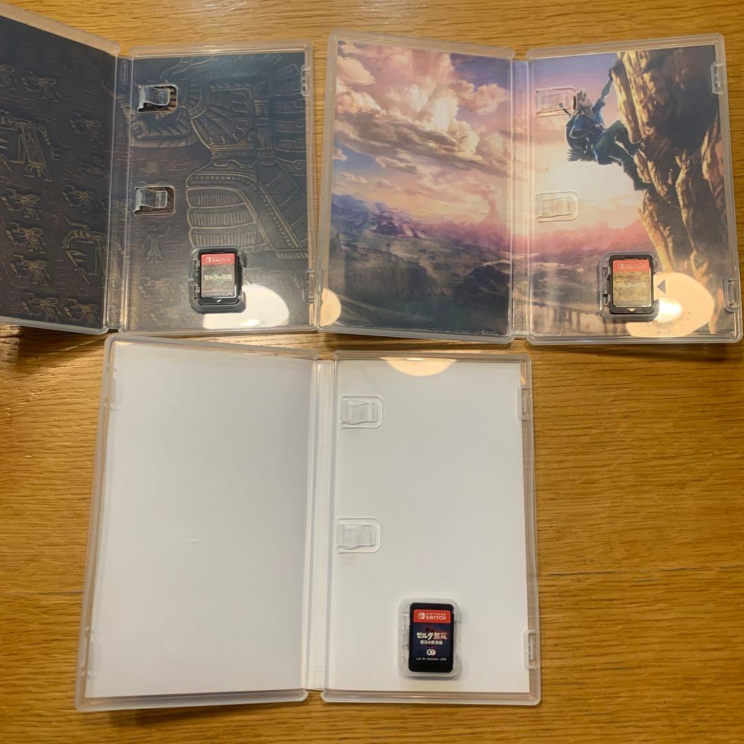 ゼルダの伝説 ゲームソフト3本セットとアミーボセット