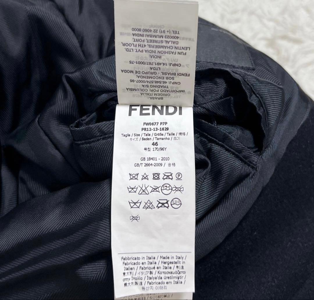 FENDI レザー　ジャケット