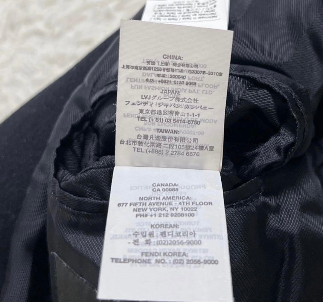 FENDI レザー　ジャケット