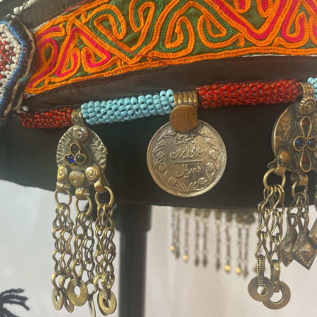 【一点もの】FCBDスタイル アフガンベルト　ビーズ　クチ族