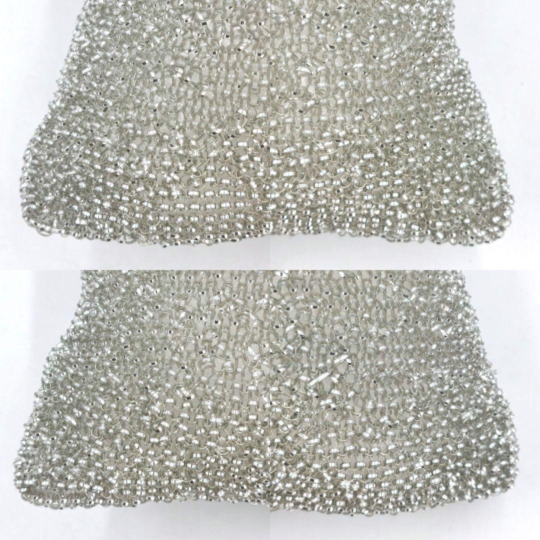 【美品 高級◎】アンテプリマ パーティーバッグ A4 肩掛け シルバー スクエア